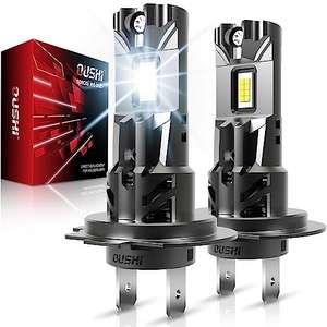 Bombillas H7 LED Coche, 16000LM 80W 500% , cupón -20%