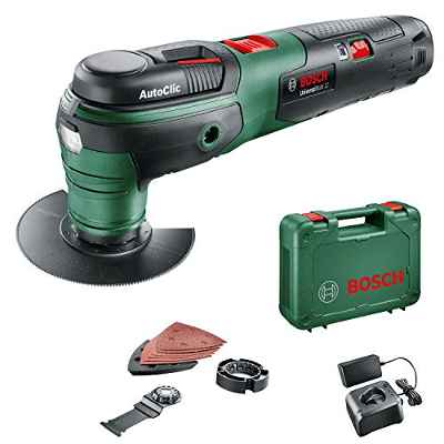 Bosch 0603103001 Herramienta Multifuncional a Batería, 0 W, 12 V, Negro, Verde, Rojo