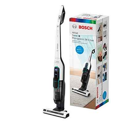 Bosch Athlet ProHygienic Serie | 6 BCH86HYG2 - Aspiradora sin cable, hasta 60 minutos de autonomía, color blanco