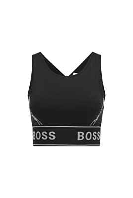 BOSS C_Eamina_UW Camiseta sin Mangas, Negro1, S para Mujer