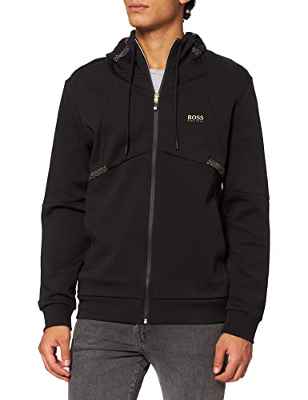 BOSS Saggy 2 Chaqueta Deportiva Hoddie, Black1, XXL para Hombre