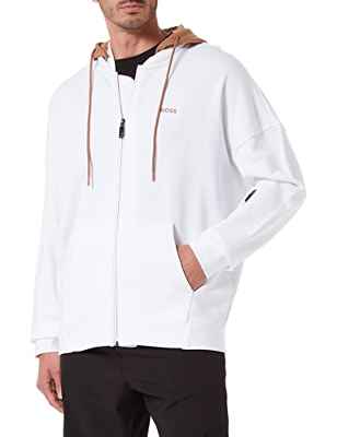 BOSS Saggyart Sudadera con Capucha, White100, M para Hombre