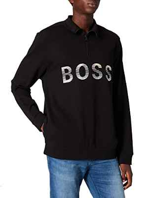 BOSS Sakul_ZA Sudadera, Negro1, S para Hombre