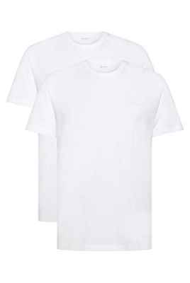 BOSS T-Shirt RN 2p Co Camiseta, Blanco (White 100), XX-Large (Pack de 2) para Hombre