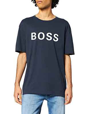 BOSS tee 6 Camiseta, Navy410, M para Hombre