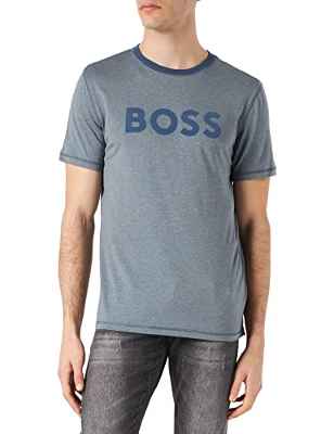 BOSS TeIndi Camiseta, Dark Blue404, S para Hombre