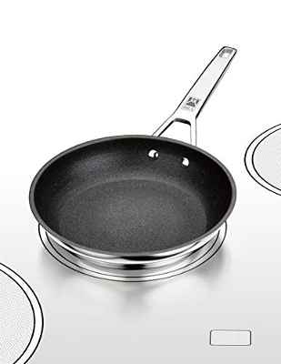 BRA Connect - Sartén 20 cm, aluminio fundido con antiadherente Profile y tecnología Bi-Clad, apta para todo tipo de cocinas incluida inducción, libre de PFOA, espersor 4,5 mm