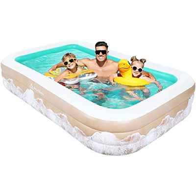 Brace Master Piscinas inflables, Piscina Hinchable Familiar, Piscina Hinchable 300 x 182 x 56cm para Fiesta AcuáTica De Verano, Adultos, jardín