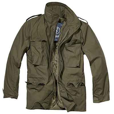 Brandit Britannia Winter Chaqueta, Oliva, Medium para Hombre