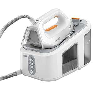 Braun CareStyle 3 IS 3132 - Plancha de vapor con suela FreeGlide 3D, 2400 W, vapor de 400 g/min, depósito de agua de 2 l, color blanco