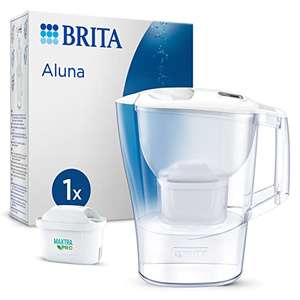 BRITA Jarra con filtro de agua Aluna blanca (2,4 l) incl. 1x cartucho MAXTRA PRO