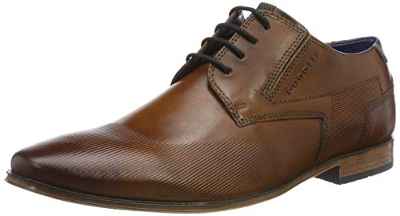 bugatti 312420162100, Zapatos de Cordones Derby Hombre, Marrón (Cognac 6300), 40 EU