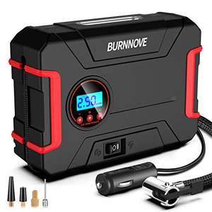 BURNNOVE Compresores de Aire Portátiles Bomba de Aire Eléctrico 12V 120PSI