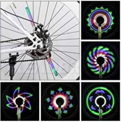  Cadena de LEDs imperemable Achort para la rueda de la bicicleta 