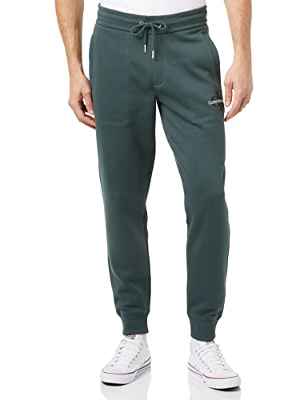 Calvin Klein Jeans MONOLOGO HWK Pant Pantalones de Punto, Dark Seaweed, M para Hombre