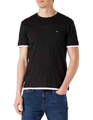 Calvin Klein K10K109076 Camiseta, CK Black, XL para Hombre