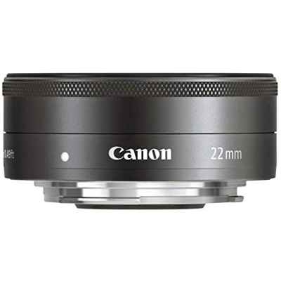 Canon EF-M 22 mm f/2 STM - Objetivo para Canon (Distancia Focal Fija 22 mm, Apertura f/2-22) Negro