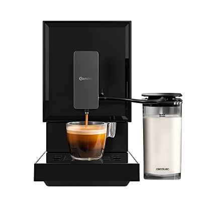 Cecotec Cafetera Superautomática Power Matic-ccino Cremma. 1470 W, 19 Bares, Molinillo Integrado, Thermoblock, Vaporizador, Capacidad de 150 gr de Café y 1,2 Litros de agua, Tanque de Leche