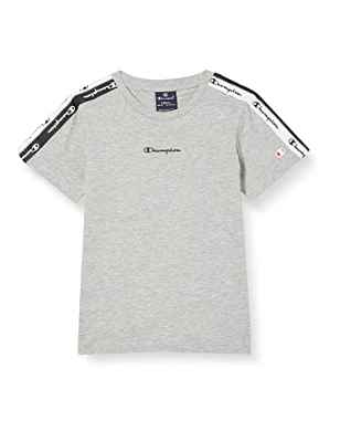 Champion American Tape Camiseta, Heather Gris Luz, 4 Años para Niños