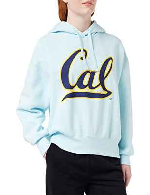 Champion College - Sudadera con capucha Mujer, Celeste, M