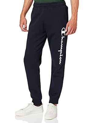 Champion Legacy Classic Logo Rib Cuff, Pantalones Deportivos para Hombre, Azul (Marino), M