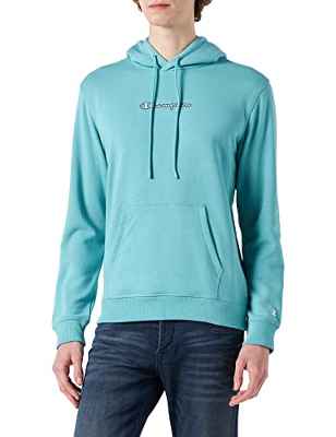 Champion Soft Fluo, Sudadera con capucha, para Hombre, Verdeagua., L