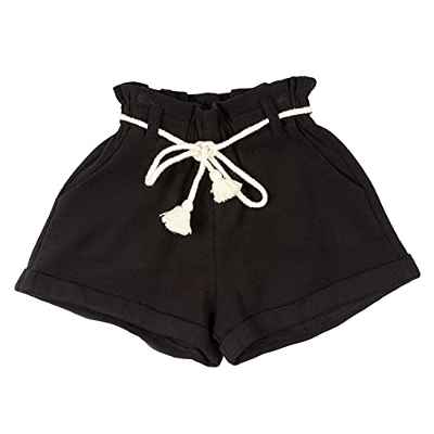 Charanga SORDENITA Pantalones Cortos Informales, Negro, 9-10 para Niñas