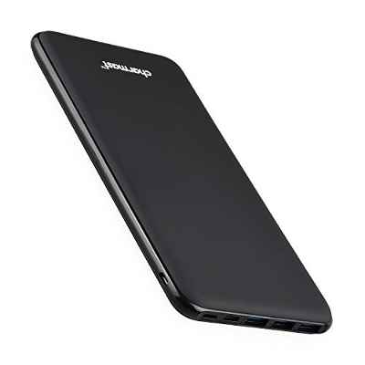 Charmast® 26800mAh Powerbank Batería Externa Delgado con 3 Entradas&4 Salidas USB/Tipo C para Nintendo Switch Nexus iPad iPhone Samsung Huawei BQ LG Android Teléfono Móvil (Negro)