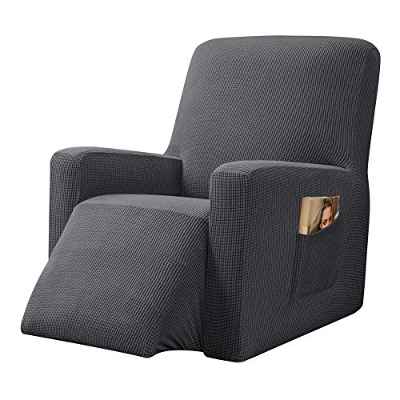 CHUN YI Funda de Sillón Relax Elástica Protector para Sillón Reclinable（Gris）