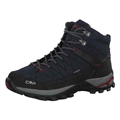 CMP Rigel Mid, Zapatos de High Rise Senderismo Hombre, (Asphalt-Syrah 62bn), 43 EU