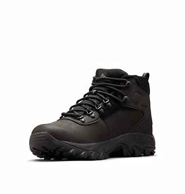 Columbia Newton Ridge Plus 2 Waterproof Botas Montaña De Senderismo Y Trekking impermeables para Hombre, Negro (Black x Black), 45 EU