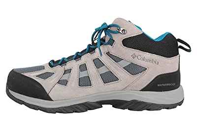 Columbia Redmond III Mid Waterproof, Zapatillas para Caminar Hombre, Negro Grafito, 43 EU