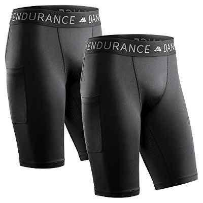 Compression Tights 2-Pack (Negro, XL)