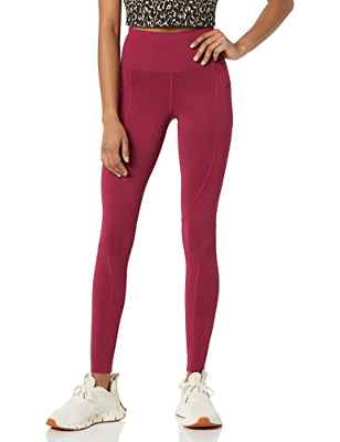 Core 10 Leggings Térmicos para Correr, 68,58 cm, a Prueba de Sentadillas, con Paneles de Malla Mujer, Ciruela, 38