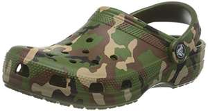 Crocs Classic Printed Camo Clog, Zuecos Unisex Adulto