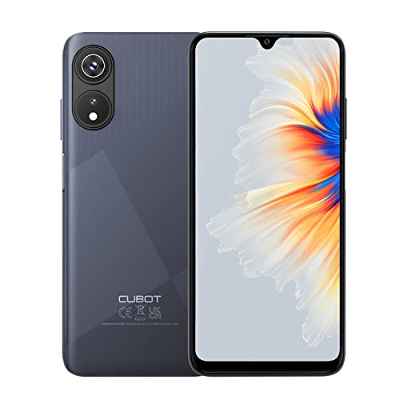 CUBOT P60 Teléfono Móvil Libres Barato, Smartphone Android 12 6GB+128G 6.52" HD DotDisplay 5000mAh Batería Cámara 20MP+5MP MT6765 Octa-Core/OTG/Face ID/GPS/Dual SIM 4G, Blanco