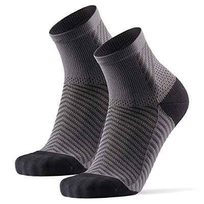 DANISH ENDURANCE Calcetines de Running 2 Pares Negro/Gris 43-47