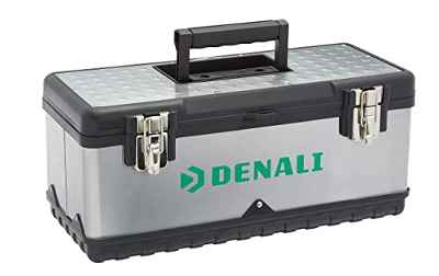 Denali Caja de herramientas resistente con cierres de metal, 51 cm