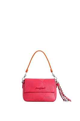 Desigual Bols_rapsodia Phuket Mano para Mujer, Rojo, Talla única