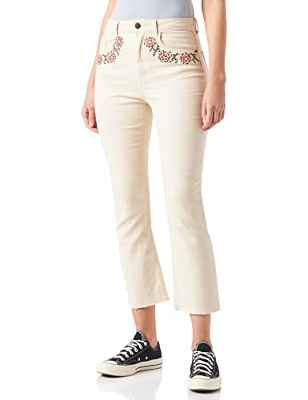 Desigual Denim_Jerry Jeans, Blanco, 40 para Mujer