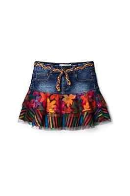 Desigual Fald_Tiburon 9019 Tutti Fruti, Material de Acabados, 4 años para Niñas