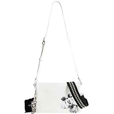 Desigual Mickey DORTMUN, Bolsa para Cuerpo de Across para Mujer, Blanco, Einheitsgröße