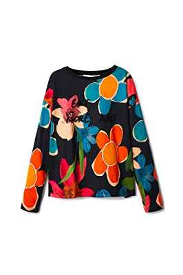 Desigual TS_Chloe 2000 Black Camiseta, Negro, 10 años para Niñas