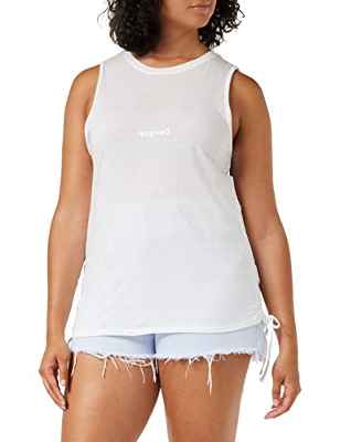 Desigual TS_Tulum Camiseta, White, L De Las Mujeres