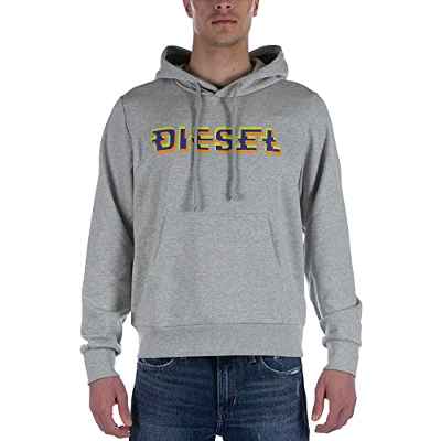 Diesel S-STANT-HOD-K27 Sudadera con Capucha, Hombre, Gris (9cb-0hayt), L