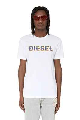 Diesel T-di-k52 Camiseta, 100-0 graos, M para Hombre