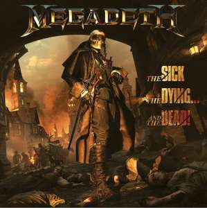 Disco doble de vinilo de Megadeth. The Sick The Dying…And the Dead!