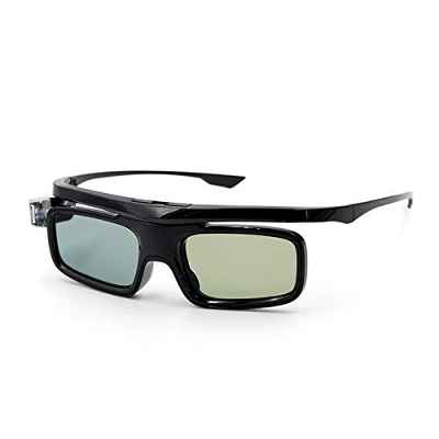 Docooler GL1800 Proyector Gafas 3D Obturador Activo Recargable DLP-Link para Todos los proyectores DLP 3D Optama Acer BenQ ViewSonic Sharp DELL