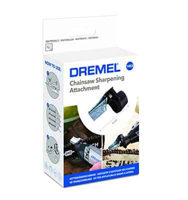 Dremel 1453 - Kit de Afilar Sierras de Cadena, Complemento Herramienta Rotativa, Profundidad de Trabajo 3 cm