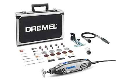 Dremel 4250 Herramienta rotativa de 175 W, kit multiherramienta Amazon Exclusive con 3 complementos y 45 accesorios, motor 175 W con retroalimentación electrónica, velocidad variable 5000-35 000 rpm